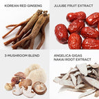 JungKwanJang Korean Red Ginseng Tonic Gold - Herbal Energy Drink with 6 Botanical Extracts - Daily Immune & Vitality Support - Vegan, Non-GMO, No Caffeine Liquid Supplements (30 Packs, 1.35 fl oz)