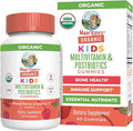 MARYRUTH'S Kids Vitamins USDA Organic | Multivitamin Gummies + Postbiotics for Ages 4+ | Multivitamin for Kids with Lactobacillus Rhamnosus | Children’s Vitamins | Vegan | Non-GMO | 60 Count