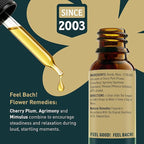 Feel Bach! Thunder Storms Remedy - Natural Homeopathic Flower Essences to Alleviate Pet Fears to Noise, Fireworks, Storms, & Booms - Vegan, Gluten & Sugar-Free, Non-Habit Forming, 20ml (0.7 fl oz)