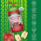 Nature's Truth Organic Apple Cider Vinegar Gummies | 60 Count | Vegan, Gluten Free & Non-GMO Supplement | USDA Organic | Apple Flavor