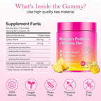 Her Juicy Feminine Probiotics Gummies, Women's Probiotic with Slippery Elm, Pineapple Gummies Support Women PH Balance and Vaginal Wellness, Gut Health & Immune System, 60 Gummies