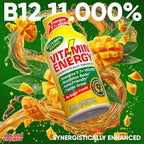 Vitamin Energy B12 11,000% Extra Strength Energy Shot Mango 10 Pack, 260mg Natural Caffeine, B12 & B6, Nootropic Focus, Vitality, Zero Sugar, Gluten-Free, Vegan, Kosher, 1.93 fl oz