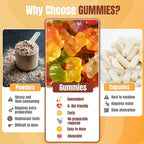 TrueSeaMoss Gummies 3000mg – Irish Sea Moss with Bladderwrack & Burdock Root – 3-in-1 Formula – Fruity Flavor – 60 Gummies