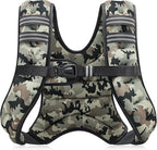 ZELUS Weighted Vest, 6lb/8lb/12lb/16lb/20lb/25lb/30lb Weight Vest with Reflective Stripe for Workout, Strength Training, Running, Fitness, Muscle Building, Weight Loss, Weightlifting