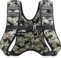 ZELUS Weighted Vest, 6lb/8lb/12lb/16lb/20lb/25lb/30lb Weight Vest with Reflective Stripe for Workout, Strength Training, Running, Fitness, Muscle Building, Weight Loss, Weightlifting