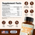 Glucosamine Chondroitin MSM with Hydrolyzed Collagen Peptides - Joint Support Supplement with Quercetin, Bromelain & Boswellia Extract - Collagen pills for Hair Skin Nails - FSA Eligible 2 Pack