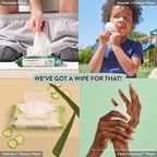 The Honest Company Hypoallergenic Multi-Use Baby Wipes for Sensitive Baby Skin, Terrazzo, 36 Count