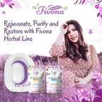 Fivona Yoni Steam Kit 3-in-1 Complete Set of Over the Toilet Foldable Steamer Seat with 1 Pack of Blue Moon and 1 Pack of Sunrise Yoni Steaming Herbs