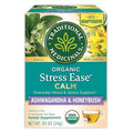Traditional Medicinals Organic, Stress Ease Calm with Adaptogens, Ashwagandha & Honeybush - Promotes Relaxation - Kosher, Non-GMO, Caffeine-Free, Compostable - 16 Tea Bags