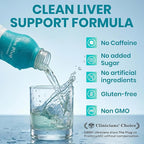 The Plug Liver Cleanse Detox & Repair Drink - Plant Based Herbal Electrolyte Drink for Liver Support & Health, Bloating Relief, Restore Antioxidants & Minerals | Liver Complex Energy Drink (24-Pack)