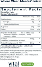 Hyperbiotics Vital Nutrients Pro Women Probiotics for Women | Vaginal Probiotics for PH Balance | Oral Probiotic for Vaginal Health and Urinary Tract Health | 6 Targeted Strains | 30 Vegan Tablets