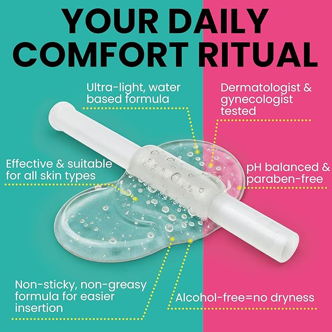 PCOS Support for Fertility & Cycle Health | Hormone Balance for Women | Helps with Irregular Cycles, Vaginal Dryness, Pelvic Discomfort & Mood Swings | Includes 10 Pre-Filled Applicators