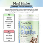 Fit & Lean Meal Shake, Fat Burning Meal Replacement, Protein, Fiber, Probiotics, Chocolate, 1lb, 10 Servings Per Container