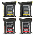 The Nobleman 4-Pack Face + Body Aloe Infused Cleansing Wipes: 2 Charcoal Packs with Chamomile and 2 Refreshing Packs with Grapefruit (120 Ct.), CharcoalRefreshing