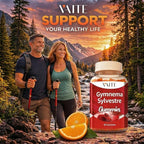 VAITE Gymnema Sylvestre Supplements 600mg – 20:1 Leaf Extract Gummies, Non-GMO, Gluten-Free, Vegan-Friendly, Made with Plant-Based Ingredients, with Antioxidant Properties, 60 Chewable Gummies