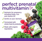 New Chapter Perfect Prenatal Vitamins, Organic Prenatal Vitamins, Non-GMO Ingredients for Healthy Baby & Mom - Folate (Methylfolate), Iron, Vitamin D3, Fermented with Whole Foods and Probiotic, 192 count
