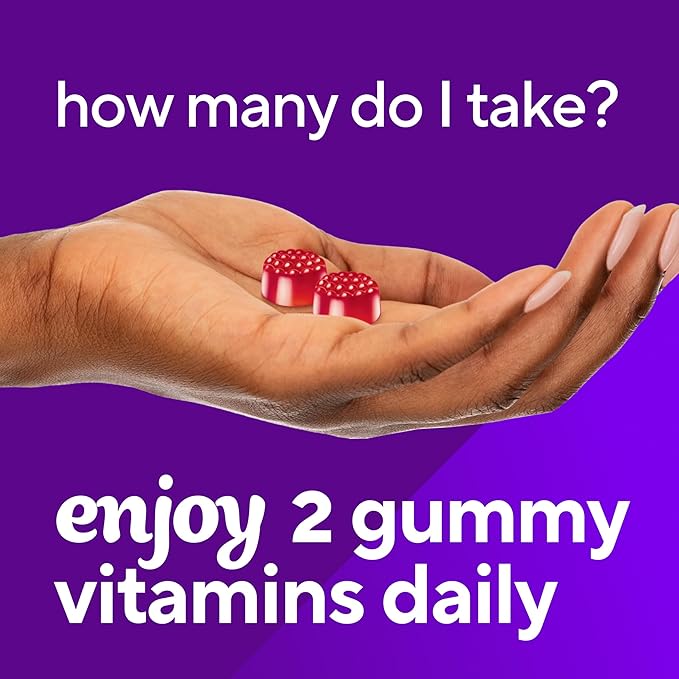 vitafusion Vitamin B12 Gummy Vitamins for Energy Metabolism Support, Raspberry Flavored, America’s Number 1 Gummy Vitamin Brand, 70 Day Supply, 140 Count