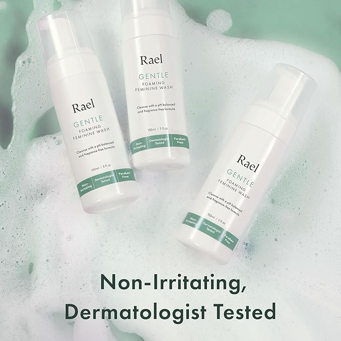 Rael Feminine Wash, Foaming Cleansing Wash - pH Balance Intimate Wash Women (5oz, 2 Pack)