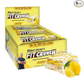 FITCRUNCH Snack Size Protein Bars, 6-Layer Baked Bar, 3g of Sugar & Soft Cake Core (9 Bars, Lemon Cake)