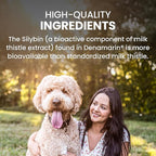 Nutramax Denamarin for Large Dogs, Liver Health Supplement with S-adenosylmethionine (SAMe) plus Silybin, Liver Support for Dogs, Coated Tablets, 30 Count