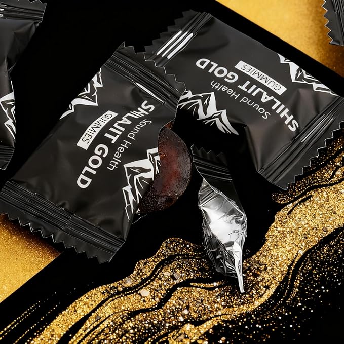 SoundHealth Shilajit for Men & Women Gummies with Shilajit Fulvic Acid, Complex with Ashwagandha, Ginger, Black Musli, Gokshura, Kaunch, Ginseng & Akarkara, Non- GMO & Third-Party Tested, Vegan Gummy