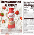 Premier Protein Shake, Strawberries & Cream, 30g Protein, No Added Sugar, 24 Vitamins & Minerals to Support Immune Health, 11.5 fl oz, 12 Pack (Packaging May Vary)