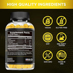 Effective Nutra Creatine Monohydrate Gummies - 1g Creatine per Gummy - Vegan Muscle & Strength Supplement for Men & Women - Supports Muscle Growth, Energy, Endurance - Lemon Flavor, Made in USA (90ct)