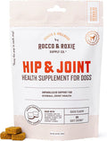Rocco & Roxie Joint Supplement for Dogs, Glucosamine Hip and Joint Chews, Dog Joint Supplement Large & Small Breed, Senior Dog Vitamins to Support Mobility, Chondroitin, MSM, Health Supplies 60 ct