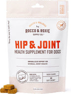 Rocco & Roxie Joint Supplement for Dogs, Glucosamine Hip and Joint Chews, Dog Joint Supplement Large & Small Breed, Senior Dog Vitamins to Support Mobility, Chondroitin, MSM, Health Supplies 60 ct