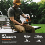 MTN OPS Ignite Sugar Free Energy Drink Powder Naturally Sweetened with Monk Fruit, 200mg Caffeine, Nootropic Blend for Energy & Focus, L Arginine & Citrulline, 45 Servings, Citrus Italian Ice