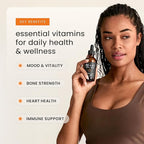 NutraChamps Vitamin D3 K2 Drops, Liquid Vitamin D3 5000 IU & K2 D3 with MK7, Vitamin D Drops for Kids, Bones, Heart & Immune Health, Liquid Vitamin D in MCT Oil for Better Absorption