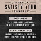 EPIC Maple Bacon Seasoning Artisanal Pork Cracklings, Keto and Paleo Friendly, Protein Snacks, 2.5 oz