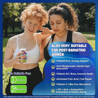 NEVISS Methylated Multivitamin Gummies with Iron for Women, Bariatric Multivitamin, Omega-3, B6, Folate, B12, Inositol, Daily Vitamin Gummy ALA | Beet Root | Astaxanthin, Energy, Brain, Antioxidant