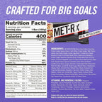 MET-Rx Big 100 Colossal Protein Bars, Healthy Meal Replacement Snack, Blueberry Cobbler, 3.52 oz, 4 Count