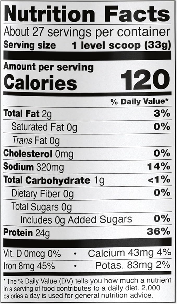 NOW Foods Sports Nutrition, Pea Protein 24 g, Fast Absorbing, Unflavored Powder, 2-Pound