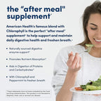 American Health Chewable Papaya Enzyme with Chlorophyll 600 Chwbls