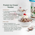 ALOHA Organic Plant Based Protein Powder, Stevia Free, Chocolate, 19.6 oz, 15 Servings