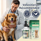 Hyaluronic Acid for Dogs – Liquid Joint Supplement for Dogs Supporting Mobility, Cartilage & Flexibility – Dog Joint Supplement for Joints, Skin, Coat & Eye Hydration – Pure, High-Molecular HA Drops