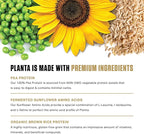 Ambrosia Planta - Plant-Based Protein Powder 20g | Dairy Free Vegan Protein Powder with BCAA Amino Acids | Keto-Friendly, No Added Sugar | 25 Servings | Peanut Butter & Jelly