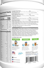 N53 Lean1 Meal Replacement Protein Powder, Cafe Latte Flavor, 15 Serving tub, No Sugar Added