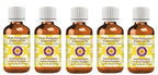 Deve Herbes Pure Petitgrain Essential Oil (Citrus aurantium Amara) Steam Distilled (Pack of Five) 100ml X 5 (16.9 oz)