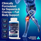 MAGNOX® Buster | Patented Clinically Tested 380mg Magnesium Supplement for Spasms & Leg Cramps at Night | One Capsule a Day for Almost Full Dosage | 3X More Absorption | Dead Sea Minerals (120 Caps)