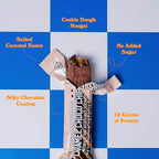 Barebells Vegan Protein Bars Caramel Choco Chip, Plant Based with High Protein - Chocolate Protein Bars - Perfect on The Go Protein Snack & Breakfast Bars 12 Count (Pack of 1)