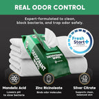 Dura Cleanse Deodorant Wipes for Men - Freshening Body Towelettes for Post-Workout, Travel, and Daily Deodorizing - On-the-Go Fresh Scent Cleansing Wipes, 64 Count (1 Pack)