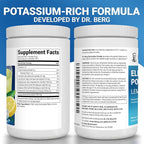 Dr. Berg Zero Sugar Hydration Keto Electrolyte Powder - Enhanced w/ 1000 mg of Potassium & Real Pink Himalayan Salt (NOT Table Salt) - Lemonade Flavor Hydration Drink Mix Supplement - 100 Servings
