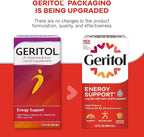 Geritol Liquid Vitamin and Iron Supplement, Energy Support, Contains High Potency B-Vitamins and Iron, Pleasant Tasting, Easy to Swallow, No Artificial Sweeteners, Non-GMO, 12 Oz