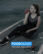 FOODOLOGY Bottle for Drink Mix (Red, 16.9fl oz) - Leak Proof, Lightweight, Durable Sports Water Bottle. Reusable for Gym, Outdoor, Travel. BPA Free, Clear Beverage Container with Marker