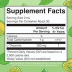 MaryRuth's L Theanine 200mg Liquid Drops | Mood Support for Adults & Kids | Focus Supplement | Natural Sleep Support | Vegan | Non-GMO | Gluten Free | 30 Servings (Pack of 2)