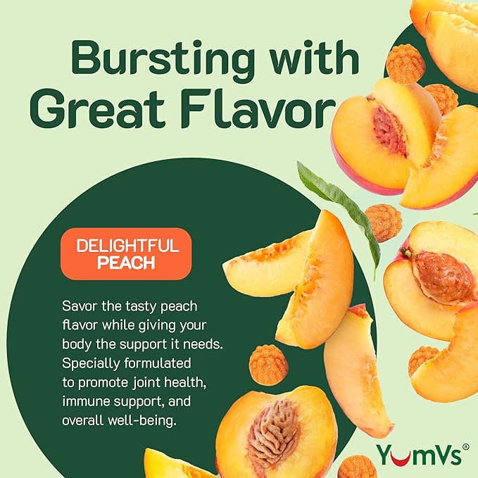 Curcumin Turmeric Gummies – Extra Strength 2000mg 8:1 Extract Turmeric Supplement Gummies with Black Pepper & Ginger – Vegan Non-GMO Joint Support Chewables – Peach Flavor, 60 Count