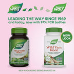 Nature's Way Wild Yam Root Capsules,Women's Traditional Health Support*,700 mg per 2-Capsule Serving,Non-GMO Project Verified,100 Vegan Capsules (Packaging May Vary),(Pack of 2)